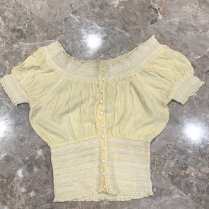 Yellow Country Girl Blouse S